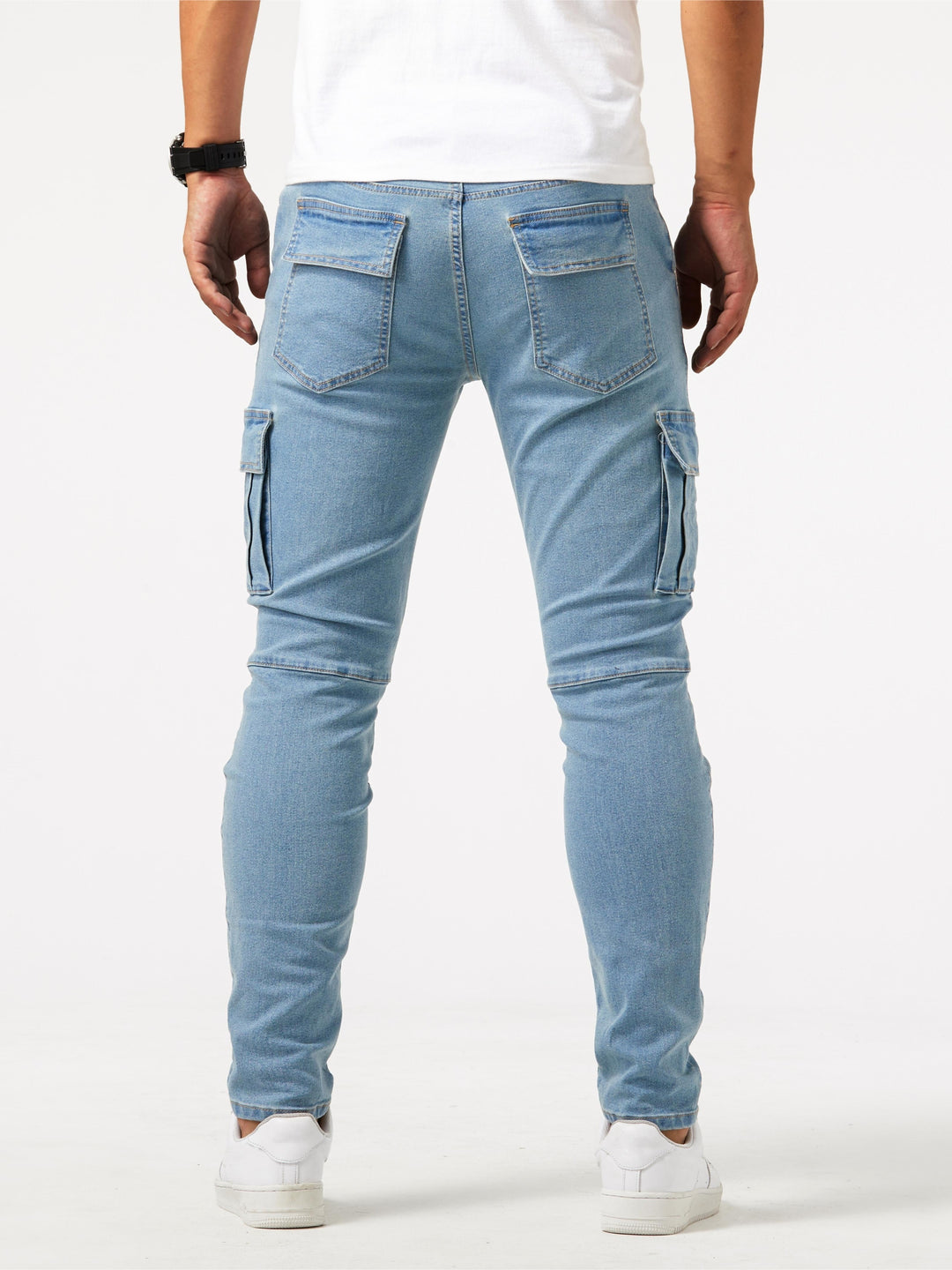 Slim | Men's Trendy Multi-Pocket Cargo Jeans