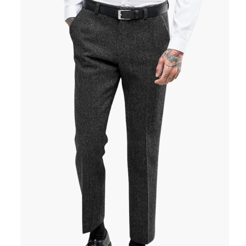 Vintage | Men's Classic-Fit Elegant Trousers