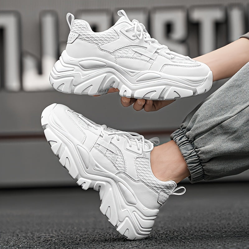 Chunky | Men's Trendy Cushioned Thick Sole Sneakers