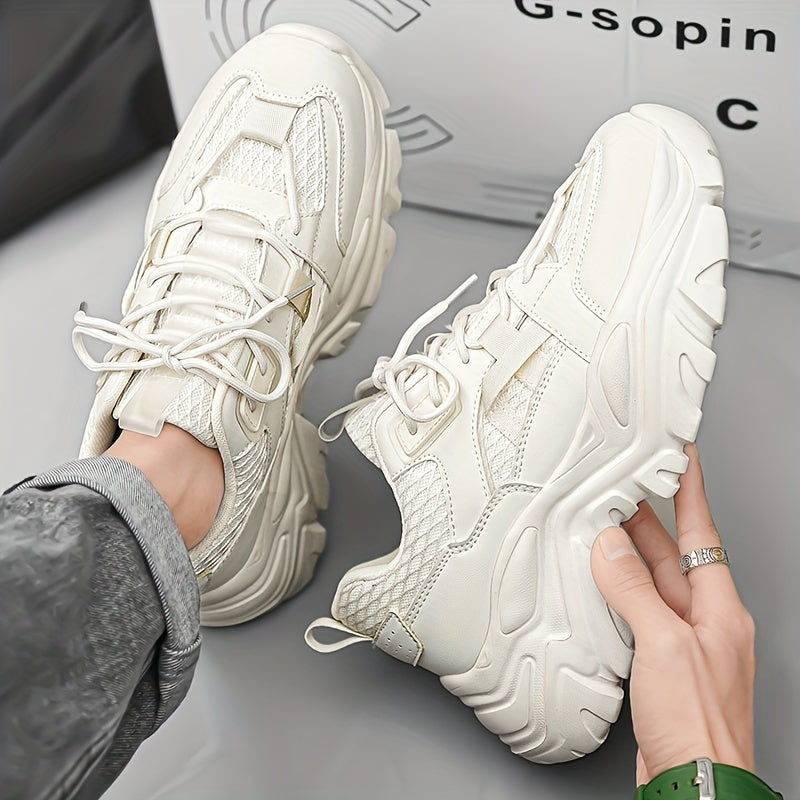 Chunky | Men's Trendy Cushioned Thick Sole Sneakers
