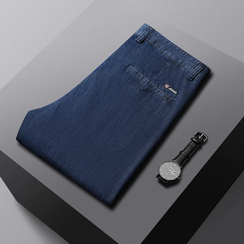 High | Men's High-Waist Loose Fit Denim Jeans
