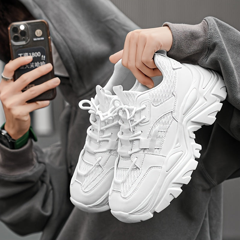 Chunky | Men's Trendy Cushioned Thick Sole Sneakers
