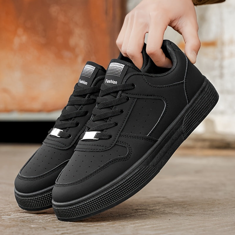 Onyx | Men's Versatile Black Sneakers