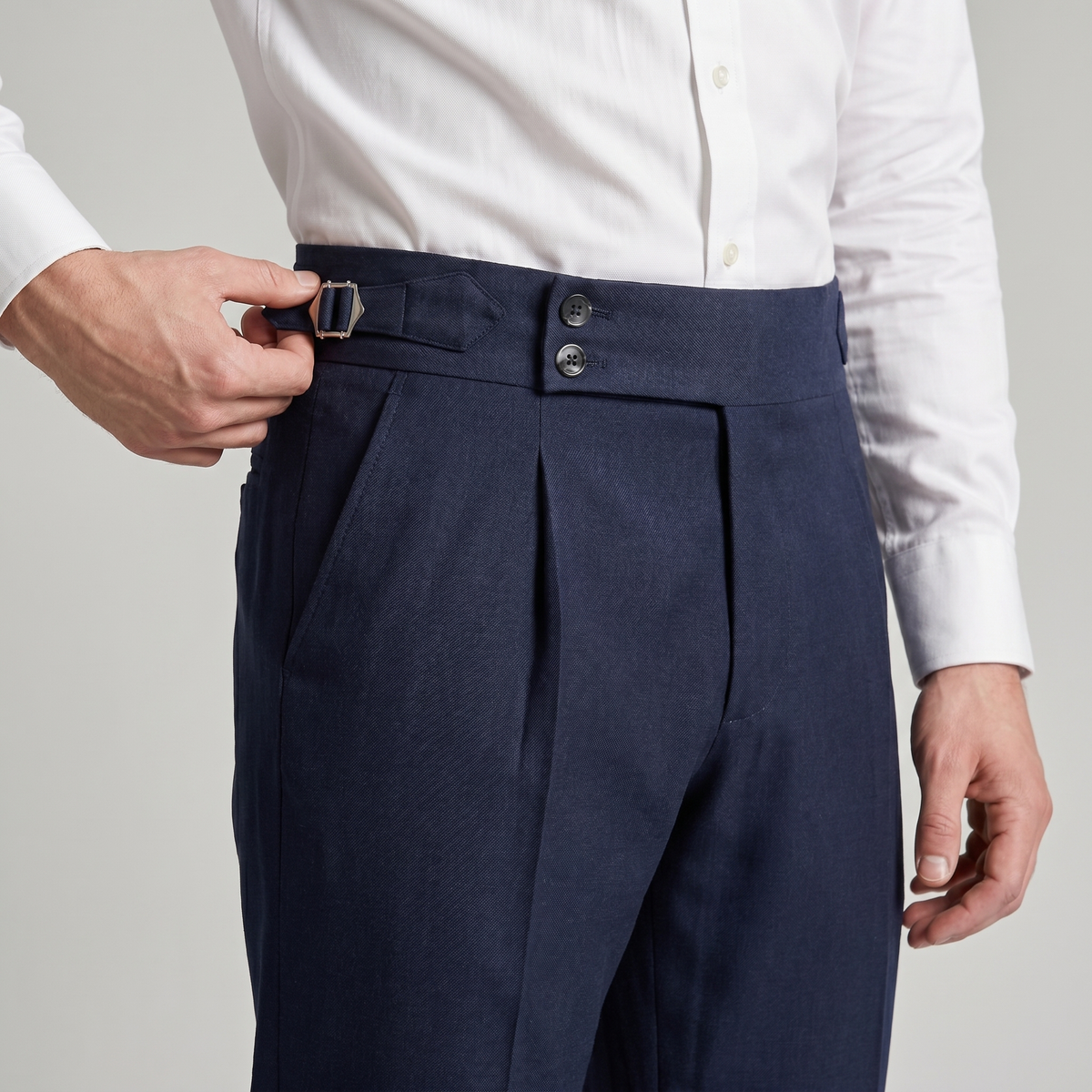 Pleat | Men's Double-Pleat Tapered Trousers