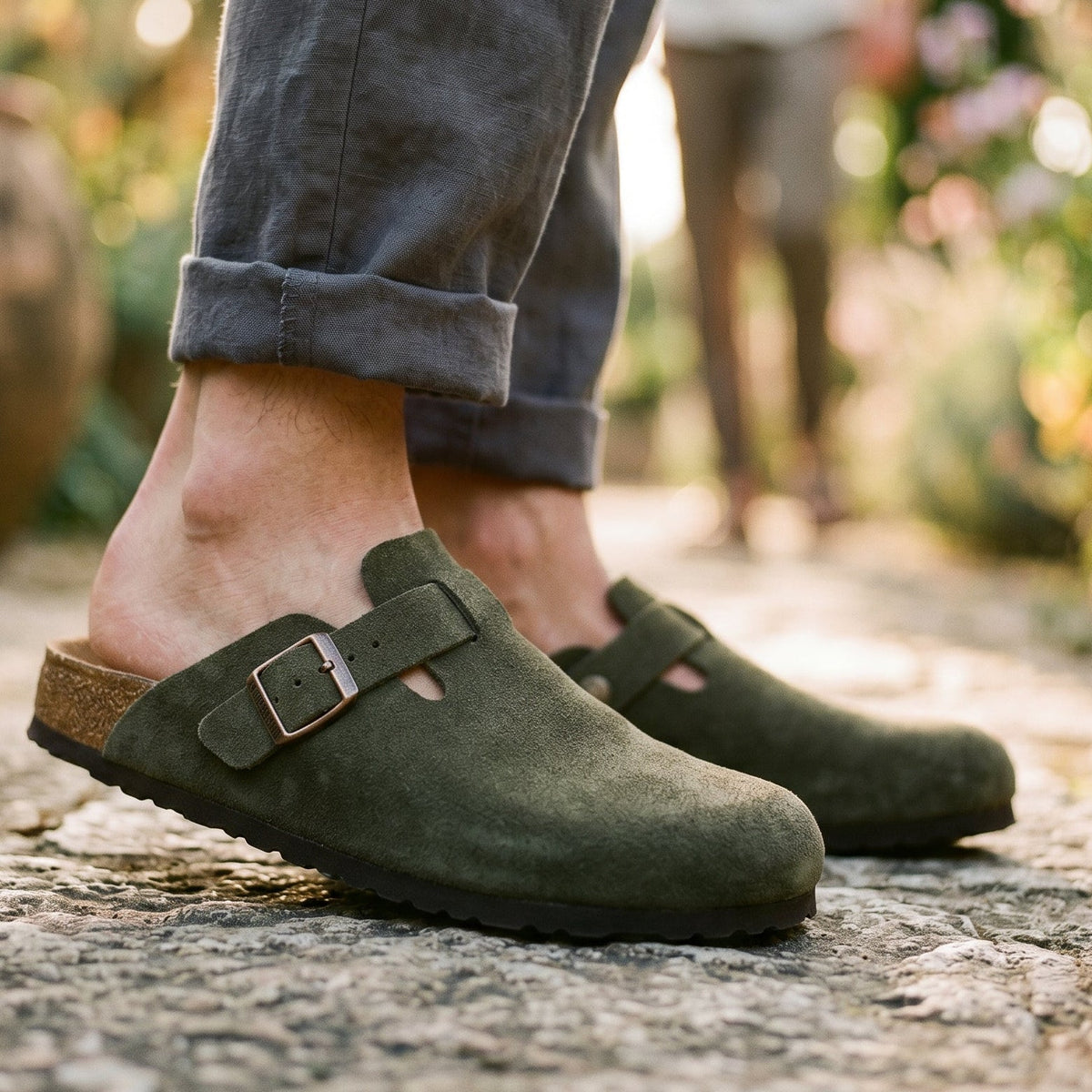 Suede | Men's Classic Slip-On Slippers
