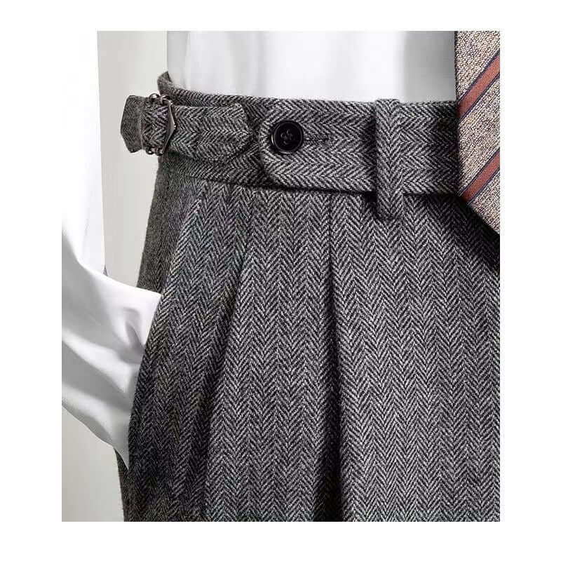 Tweed | Men's Vintage Casual Trousers