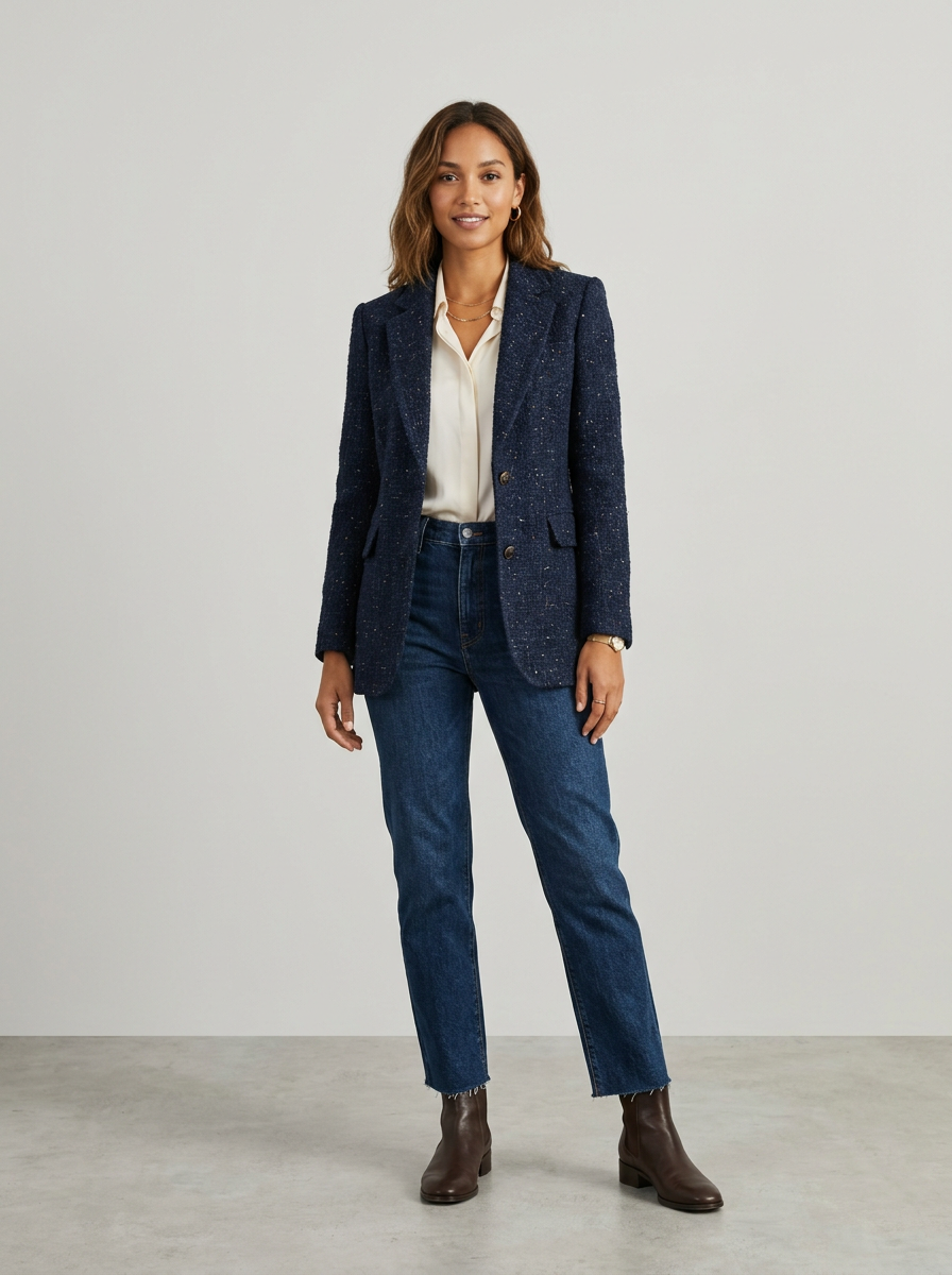 Kensington | Women's Tweed Blazer Winter Coat
