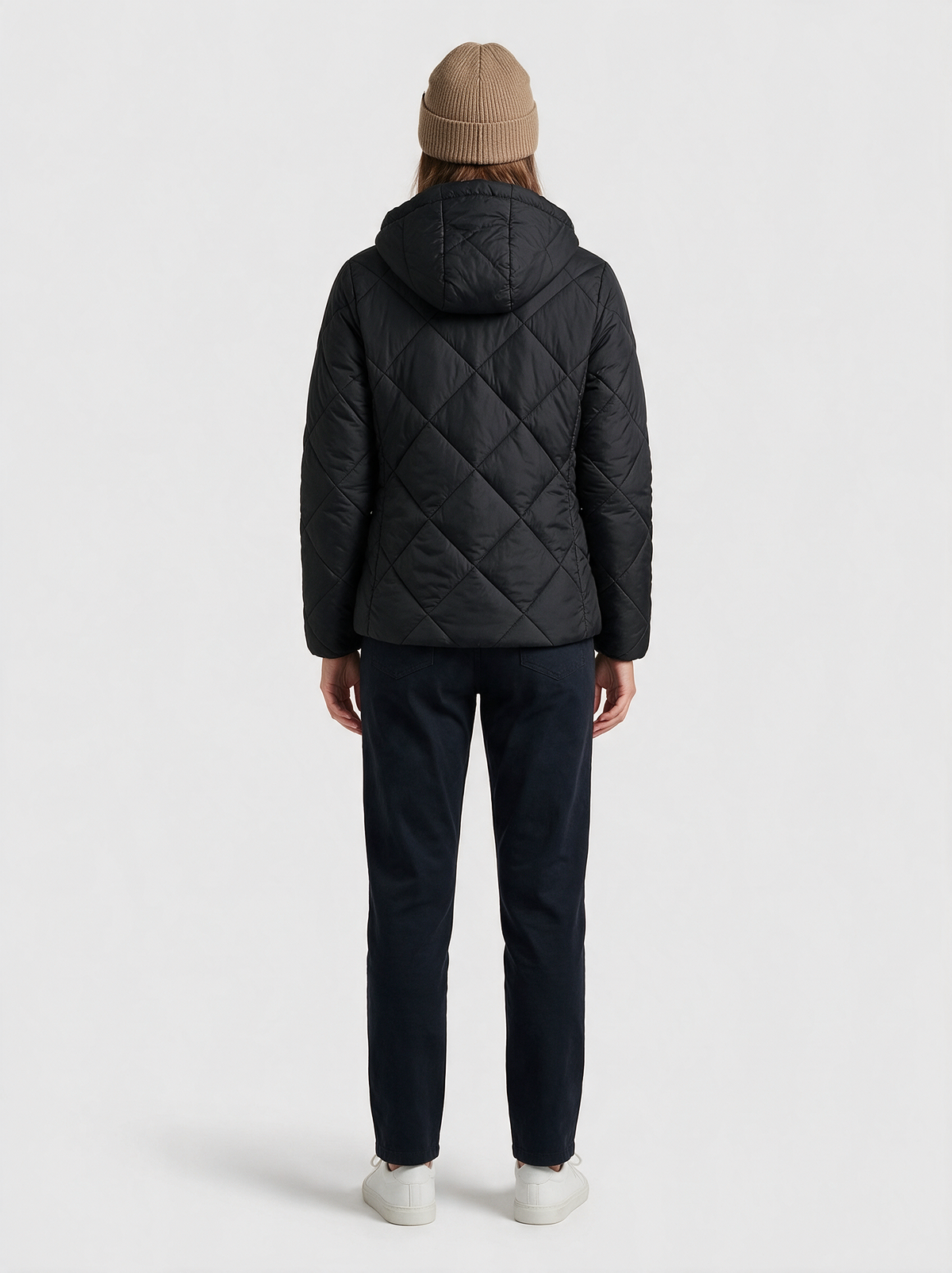 Corbin Quilted Puffer back view