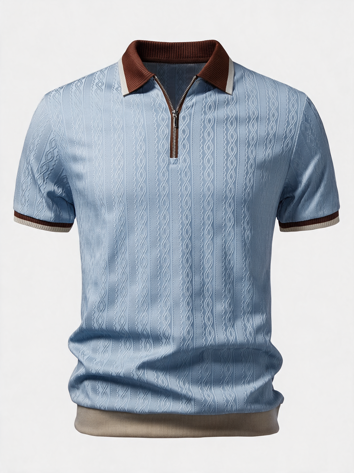 TAORMINA Zip Light Blue