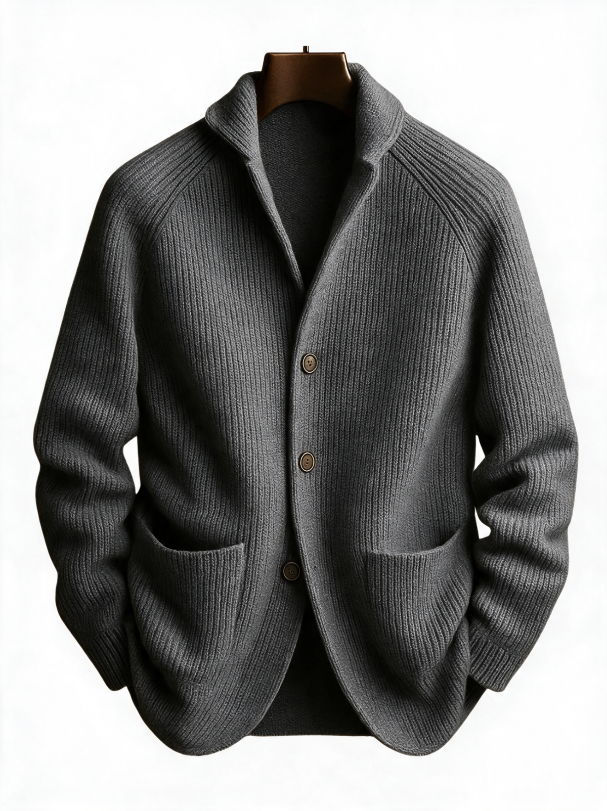 Knit Vest Dark Gray