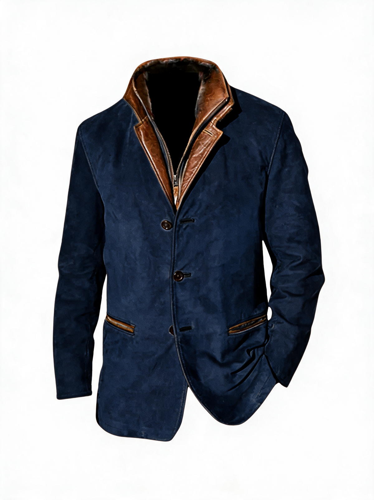 Retro Jacket Navy Blue