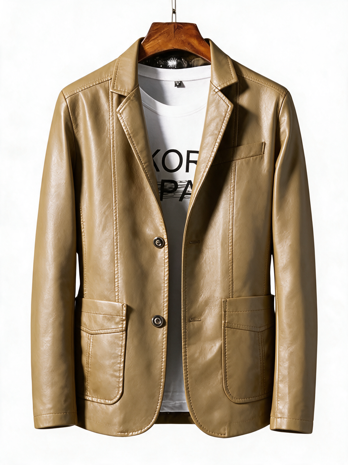 Premium Leather Khaki