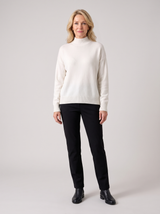 Elaine | Women's Cozy Mock-Neck Knit Sweater