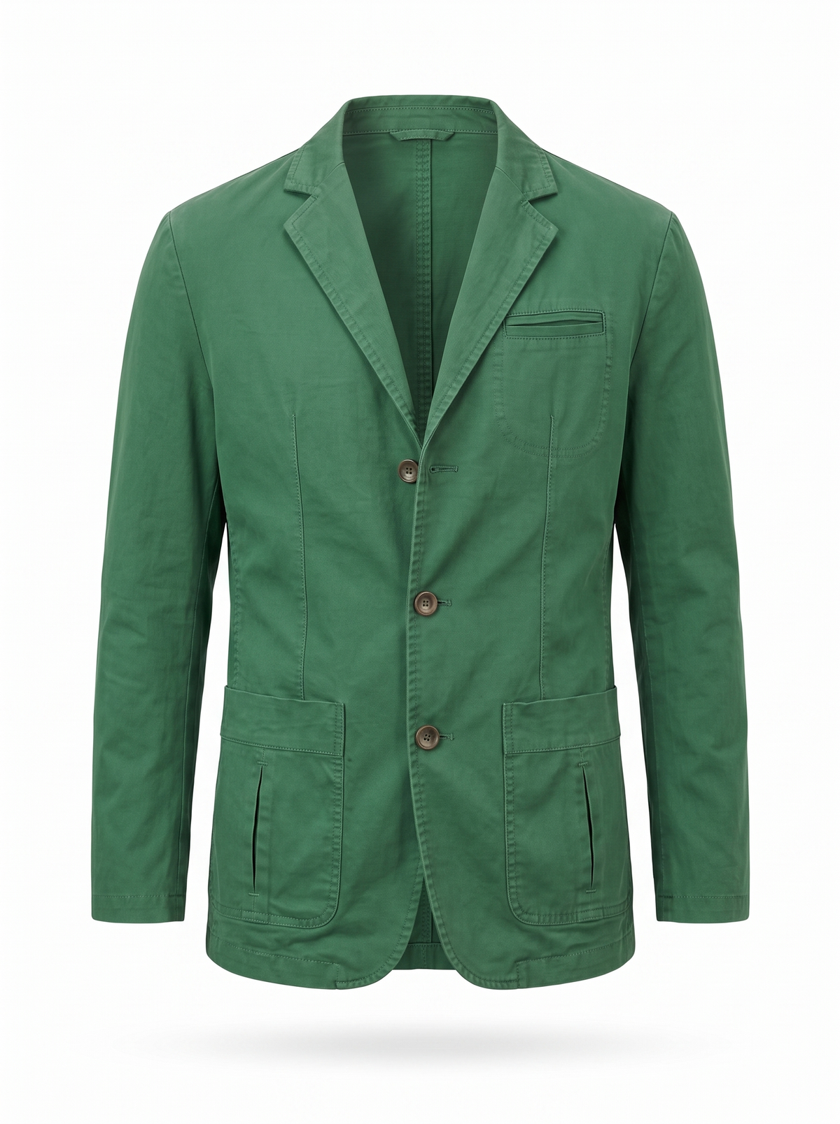 Men's Relaxed Fit Jacket in green, product photo