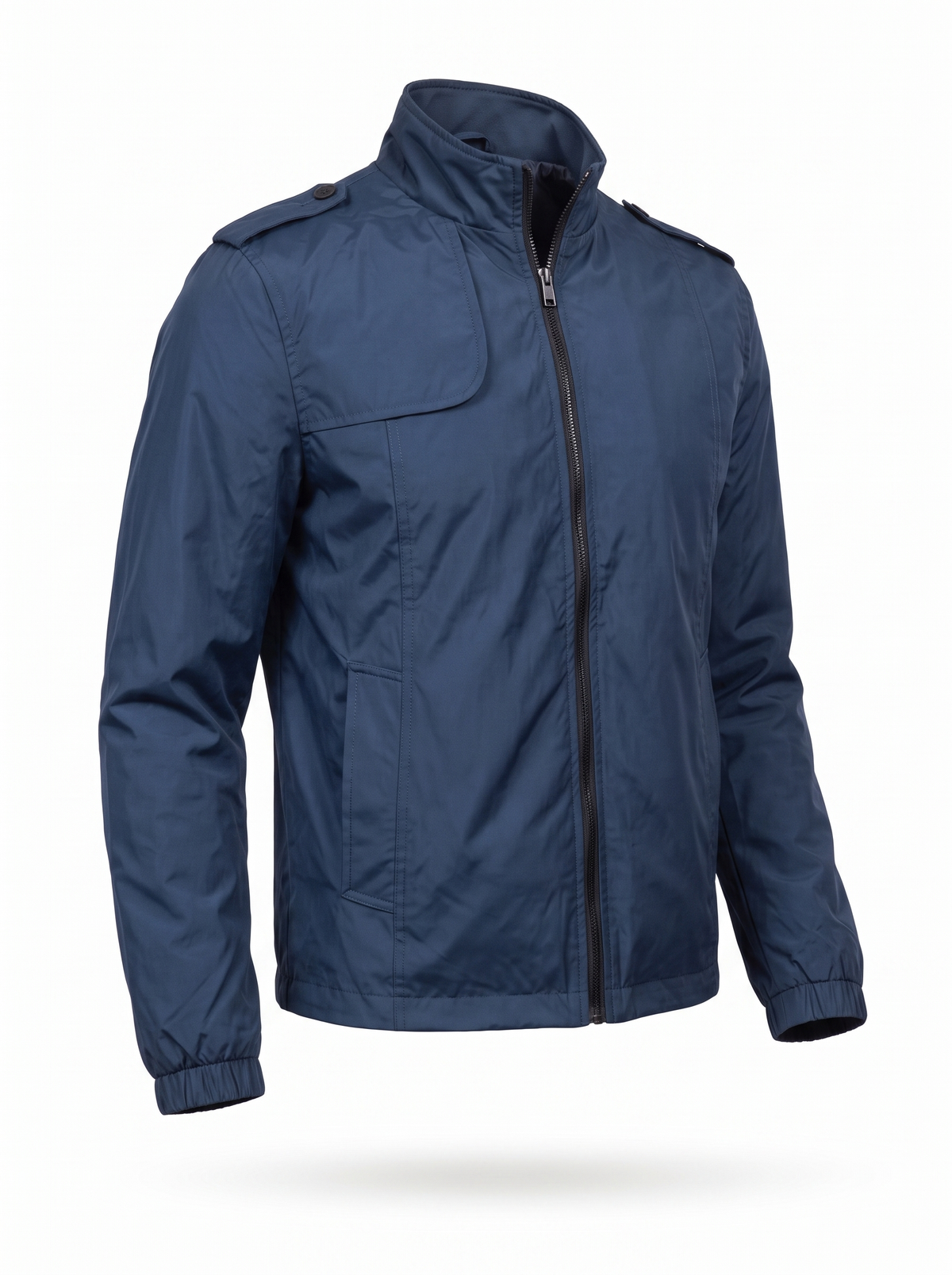 Men's Bomber Jacket in dark blue, product photo