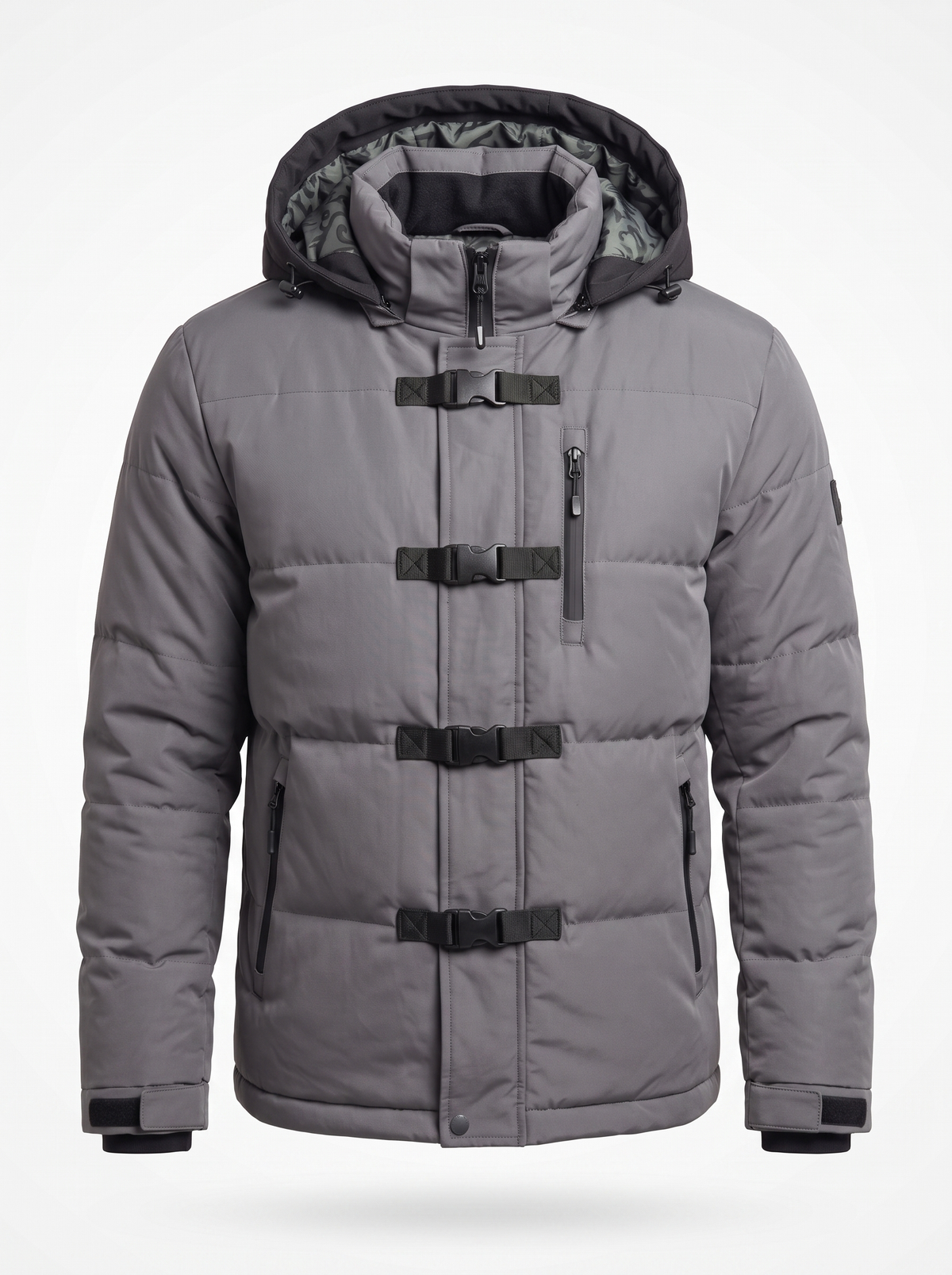 Men's Premium Winter Coat in grey, product photo