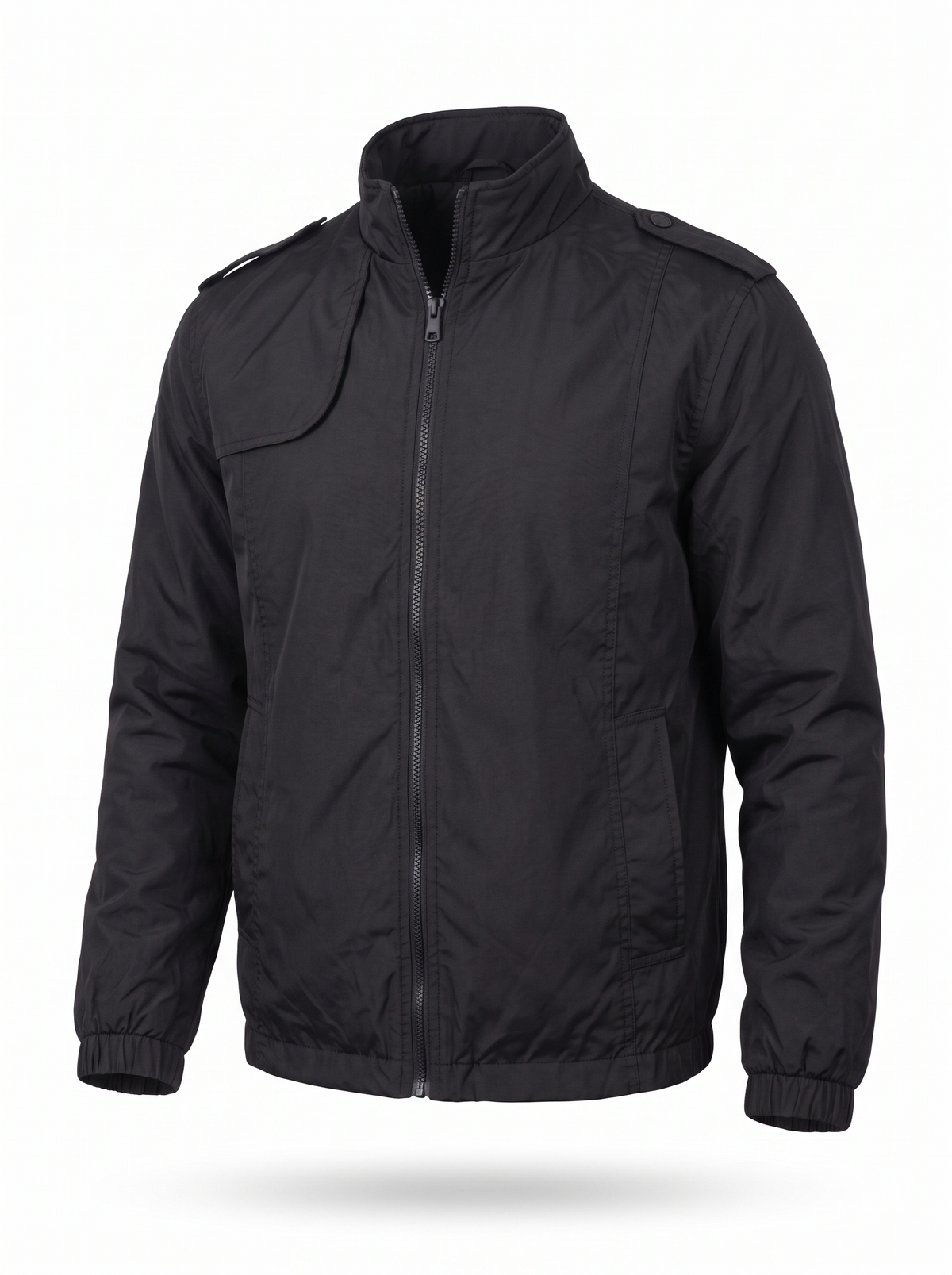 Men's Bomber Jacket in black, product photo