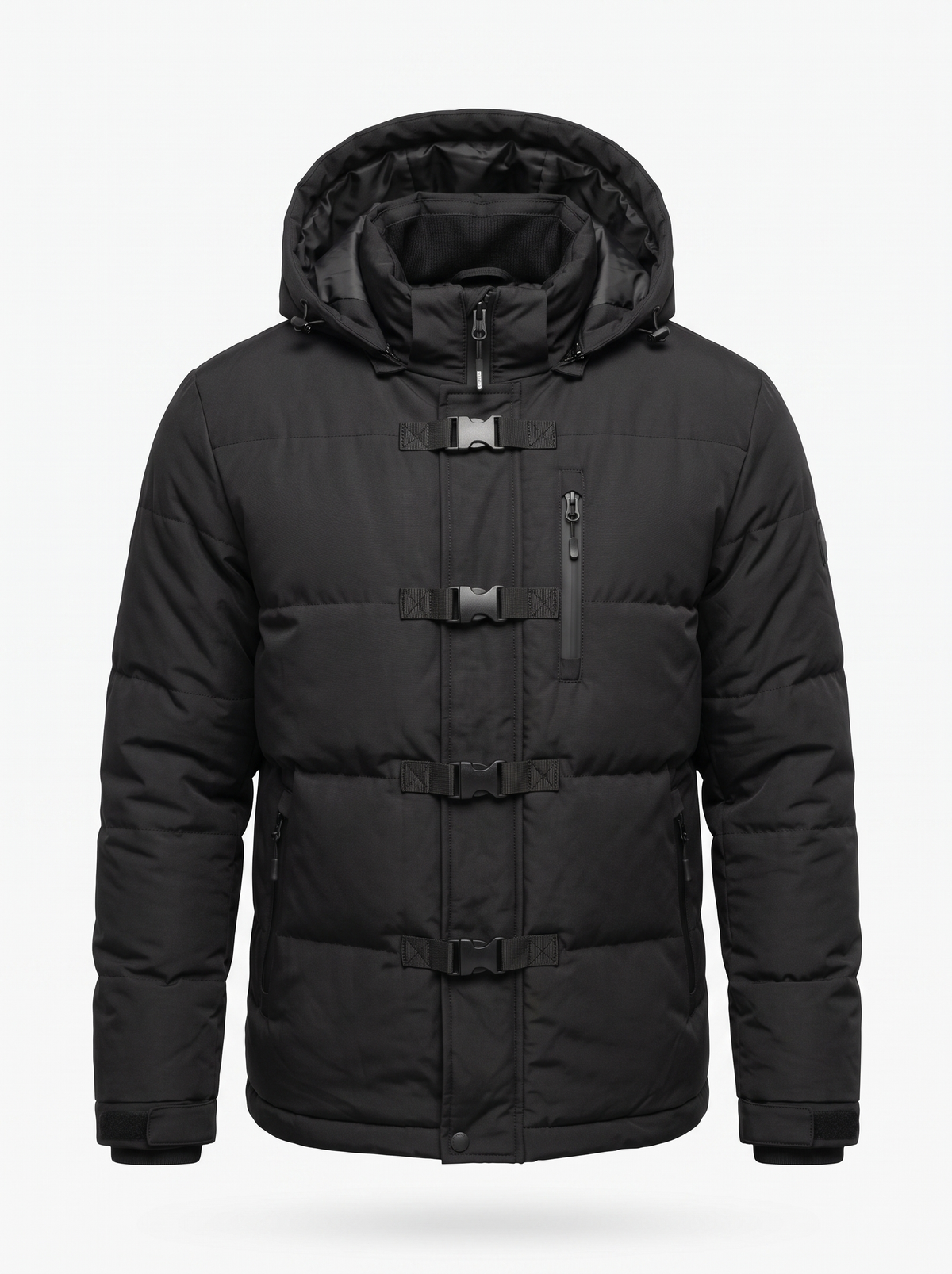 Men's Premium Winter Coat in black, product photo
