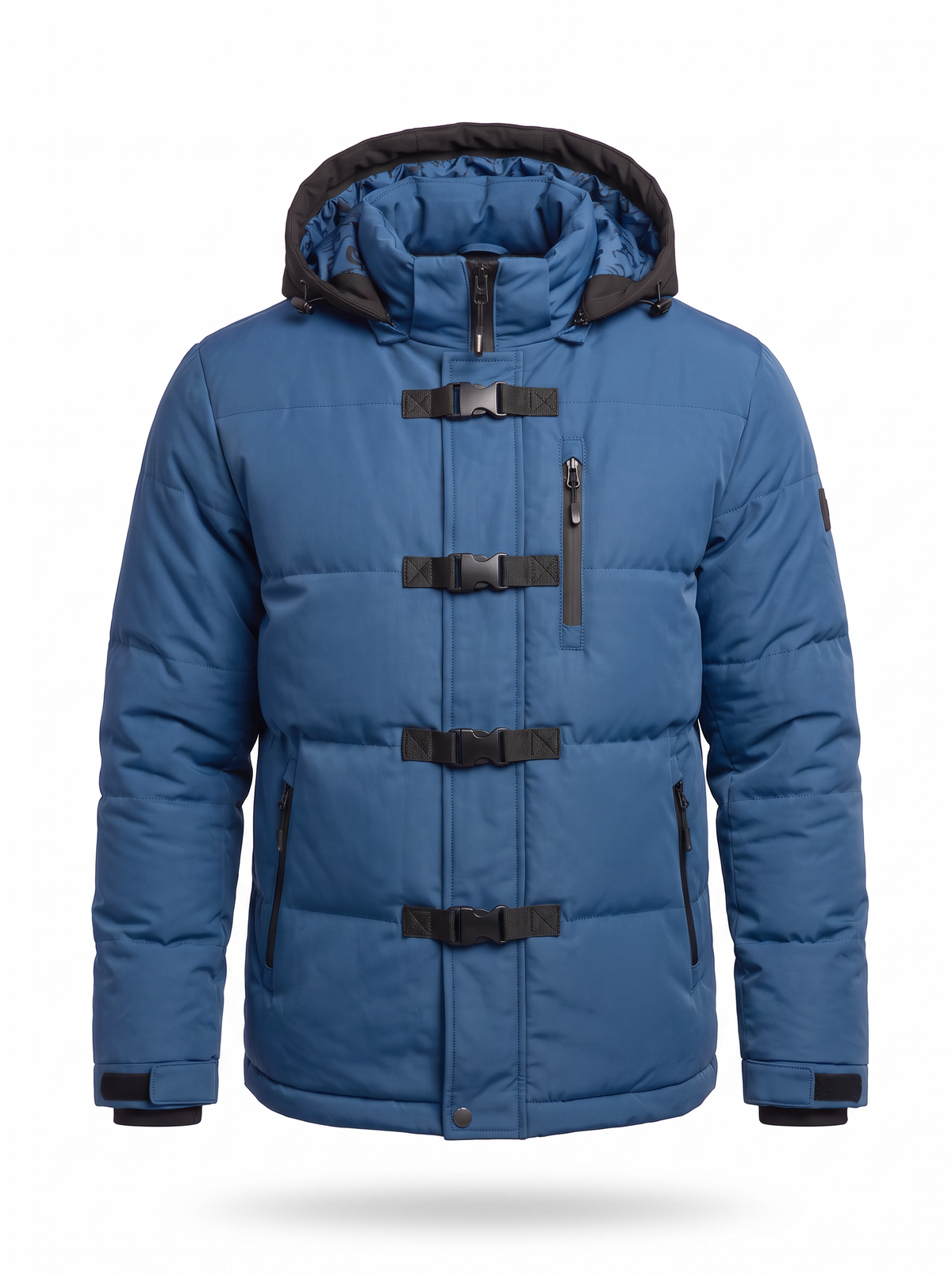 Men's Premium Winter Coat in blue, product photo