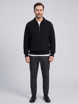 RASON | Men's Zip-Up Knit Sweater