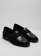 Gina | Women's Comfort Loafers with Croc Detail