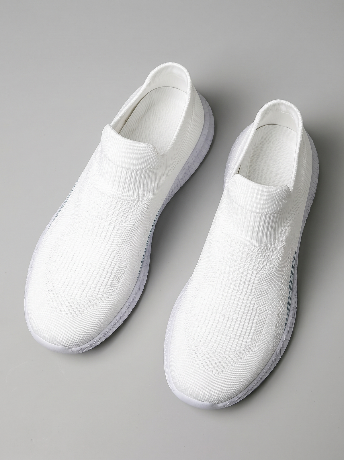 Flex witte instap sneakers bovenaanzicht