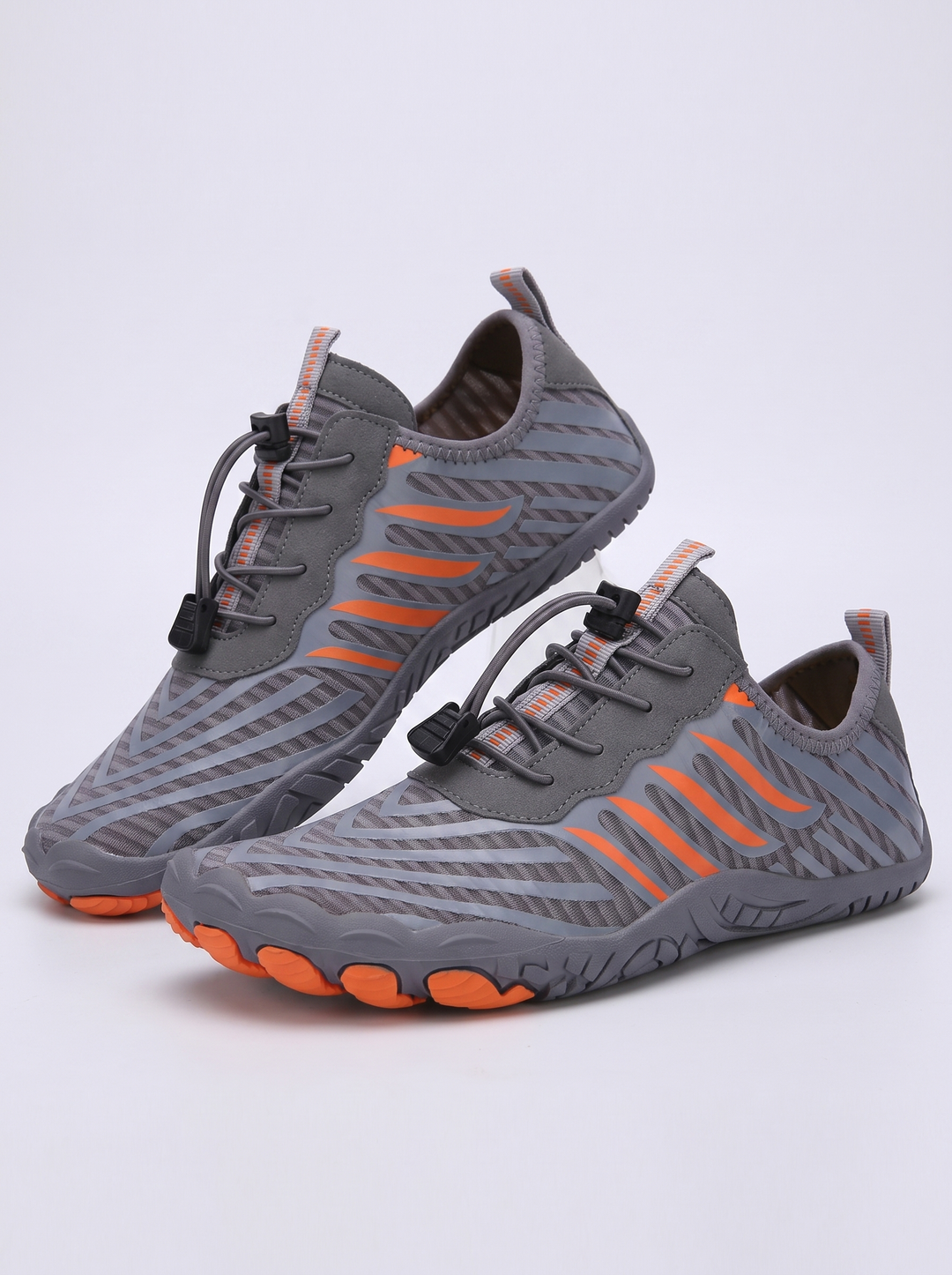 Aqua grijze waterschoenen paar driekwart