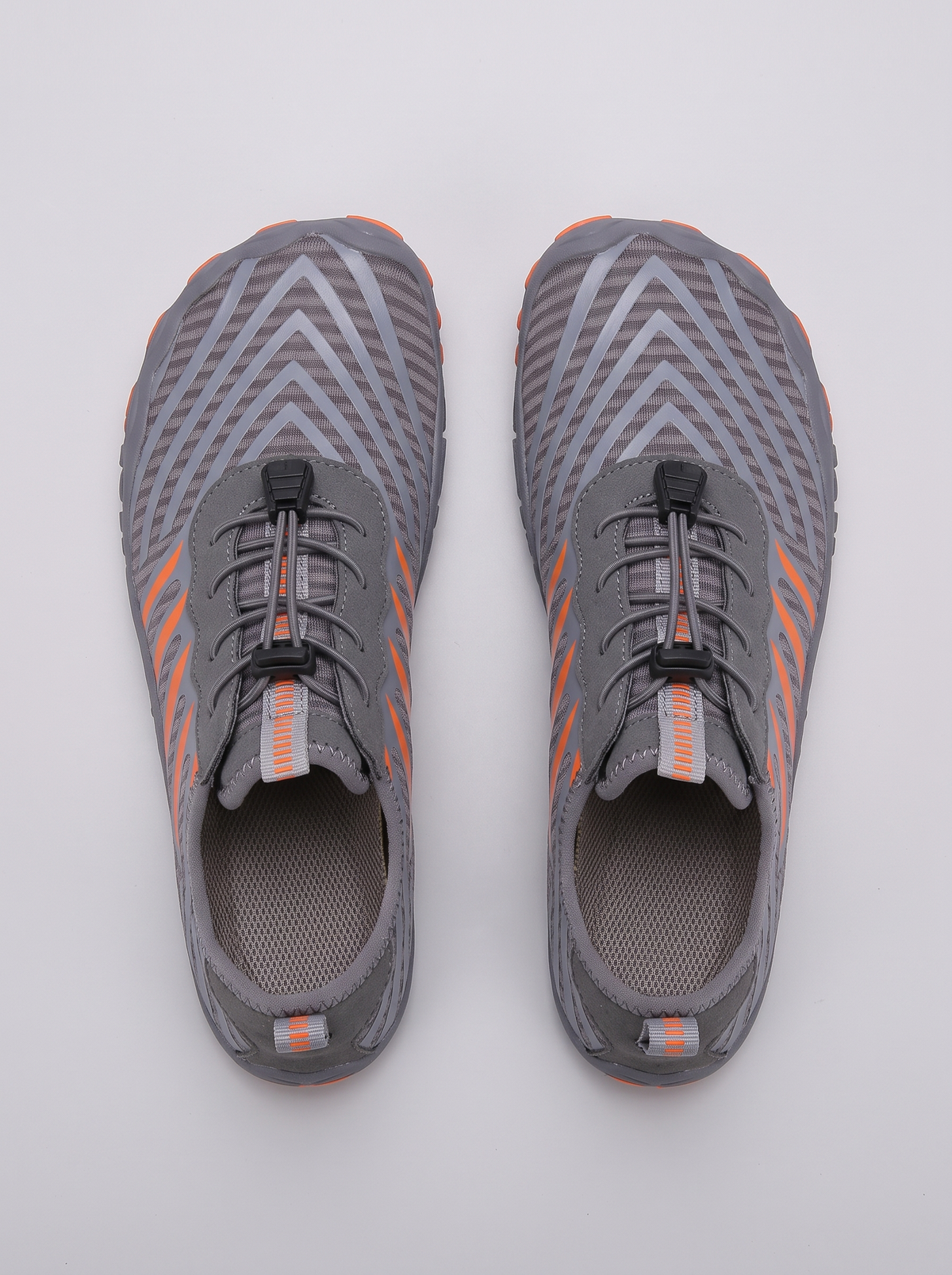 Aqua grijze waterschoenen bovenaanzicht