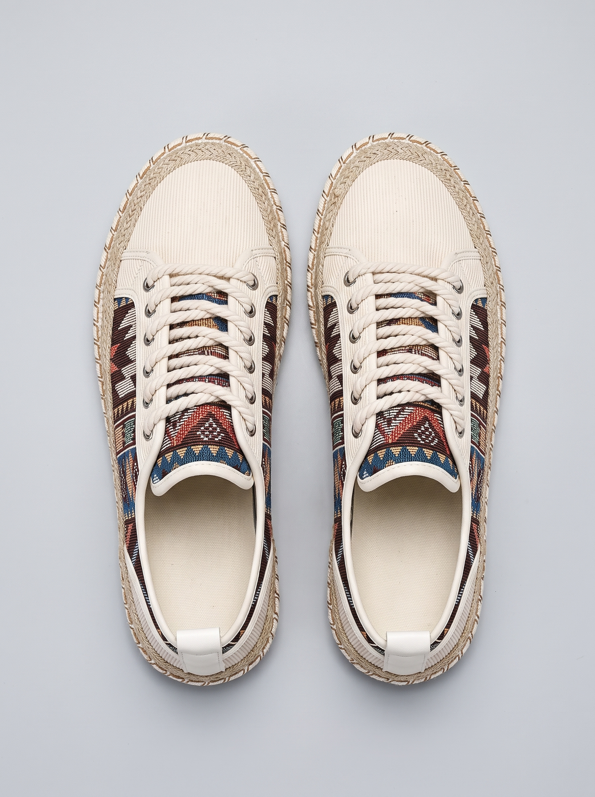 Boheme espadrille sneakers bovenaanzicht