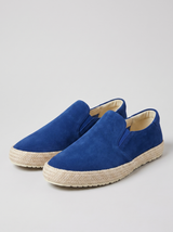 Riviera | Men's Blue Suede Espadrilles