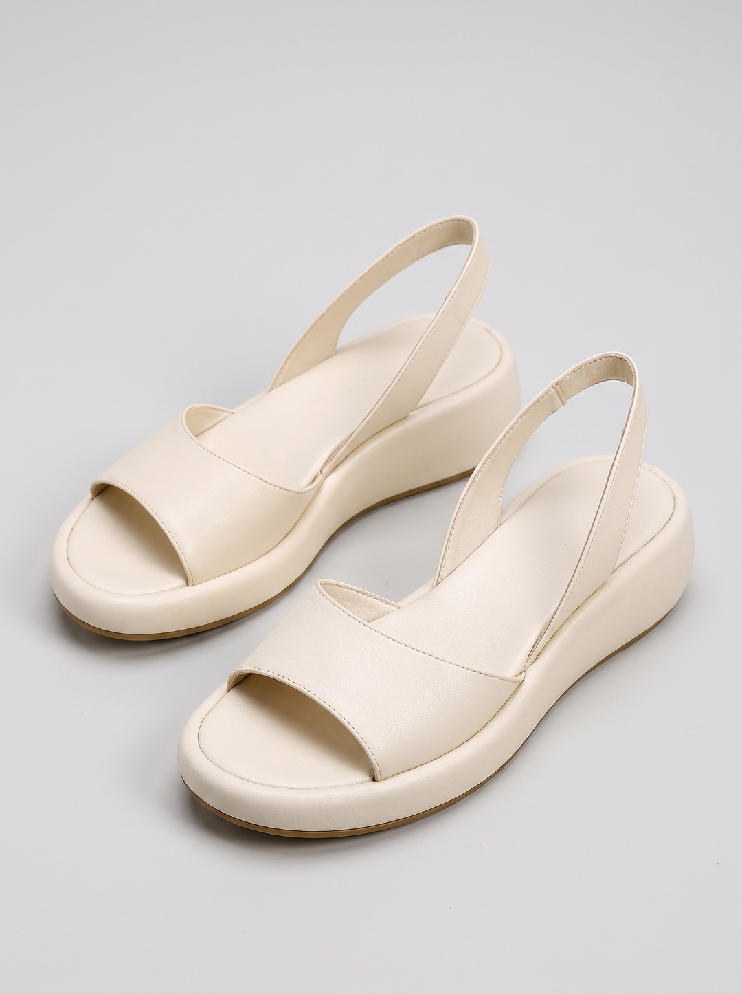 Sophie women's open-toe slide sandals, pair, three-quarter view