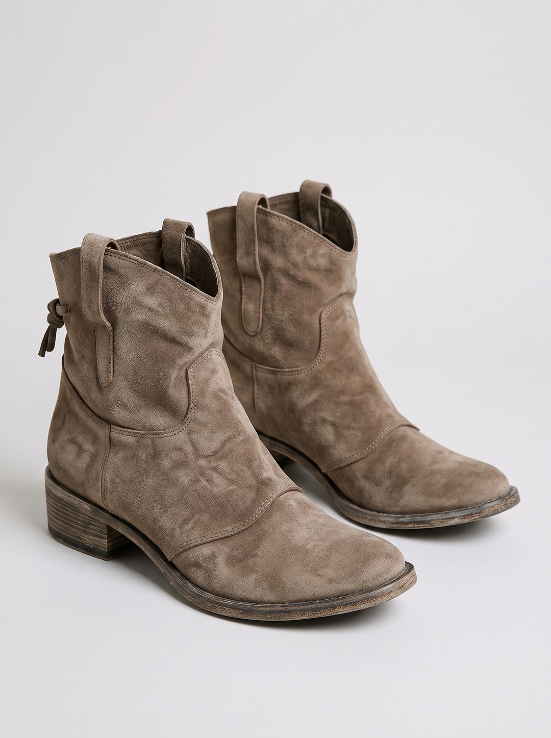 Maren women's western ankle boots, pair, three-quarter view