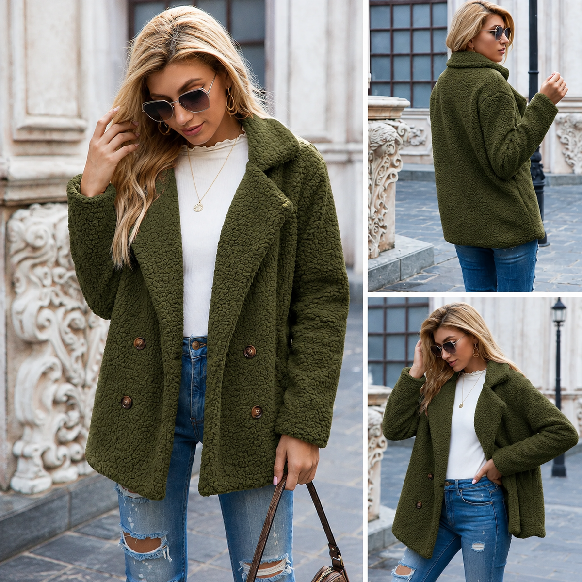 Holly | Women's Plush Teddy Coat