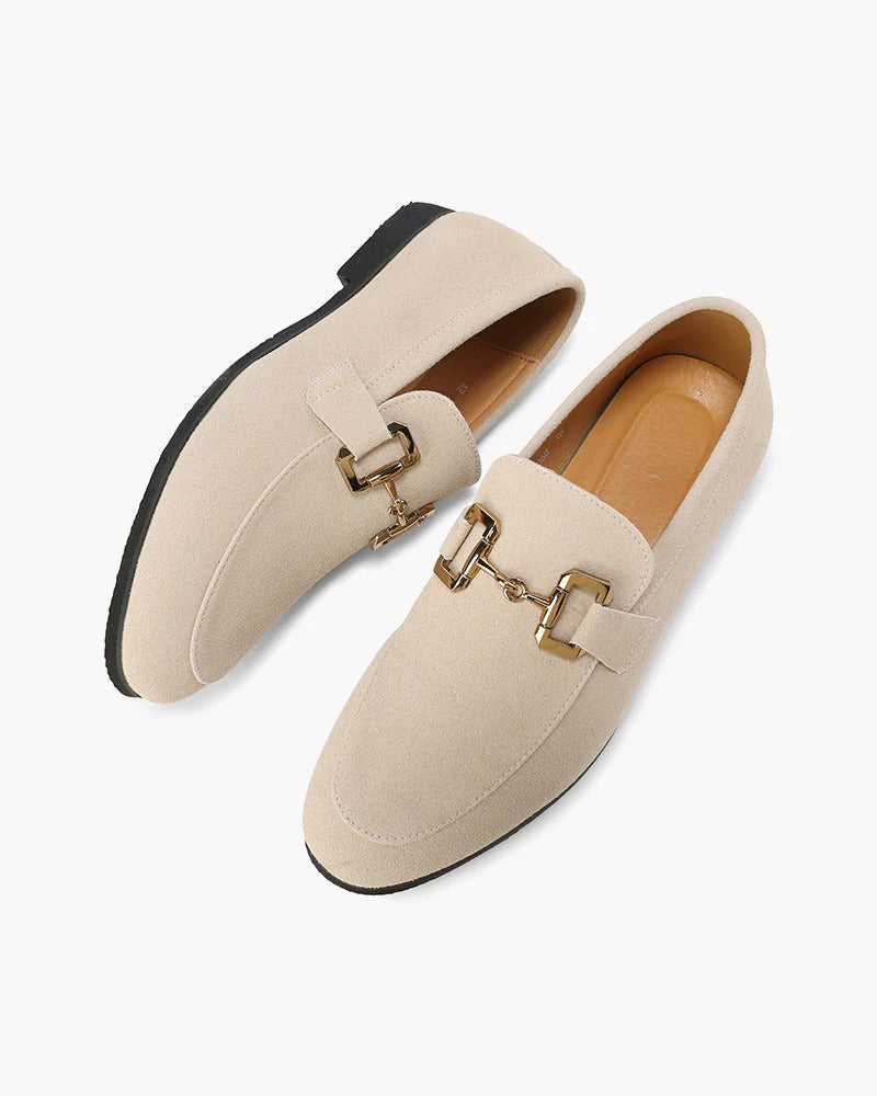Bit | Men's Nude Suede Loafers