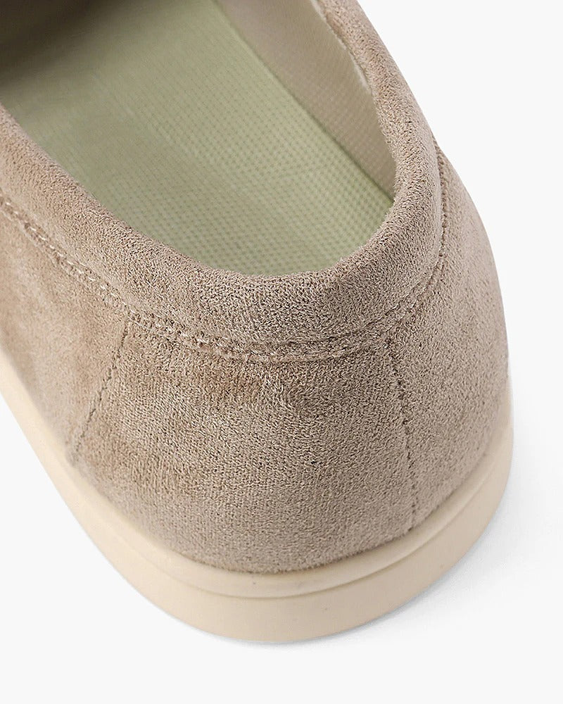 Classic | Men's Taupe Suede Loafers