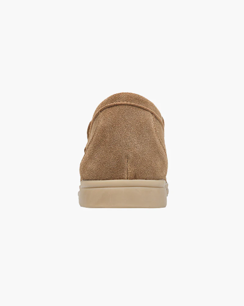 Luxe | Men's Caramel Suede Slip-On Shoes