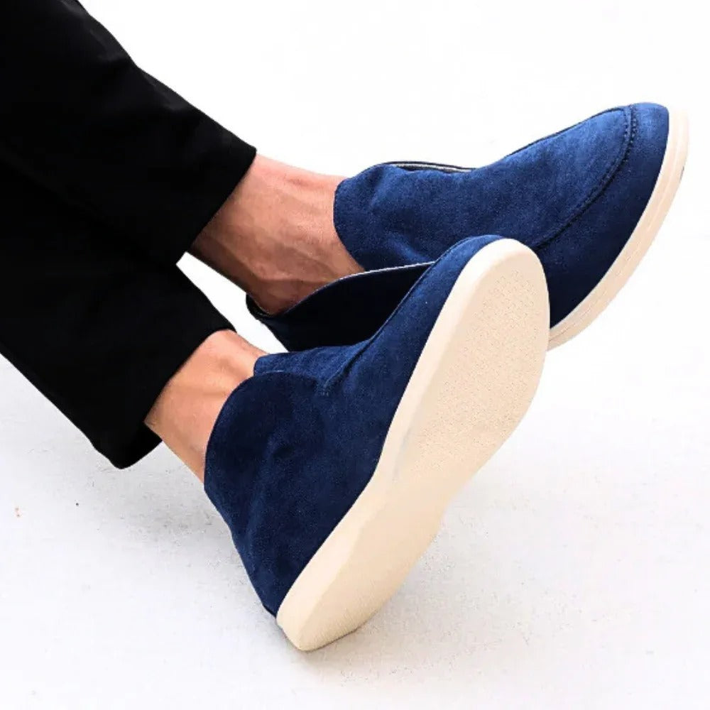 Mariner | Men's Navy Suede Loafers