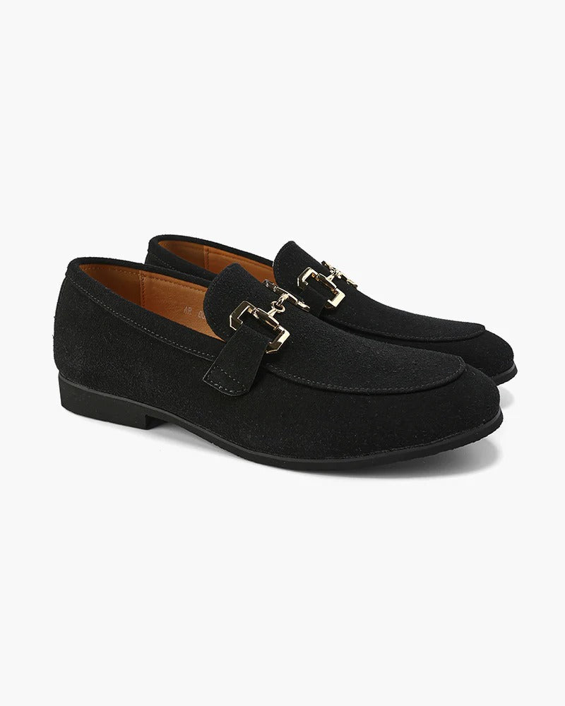 Bit | Men's Black Suede Loafers