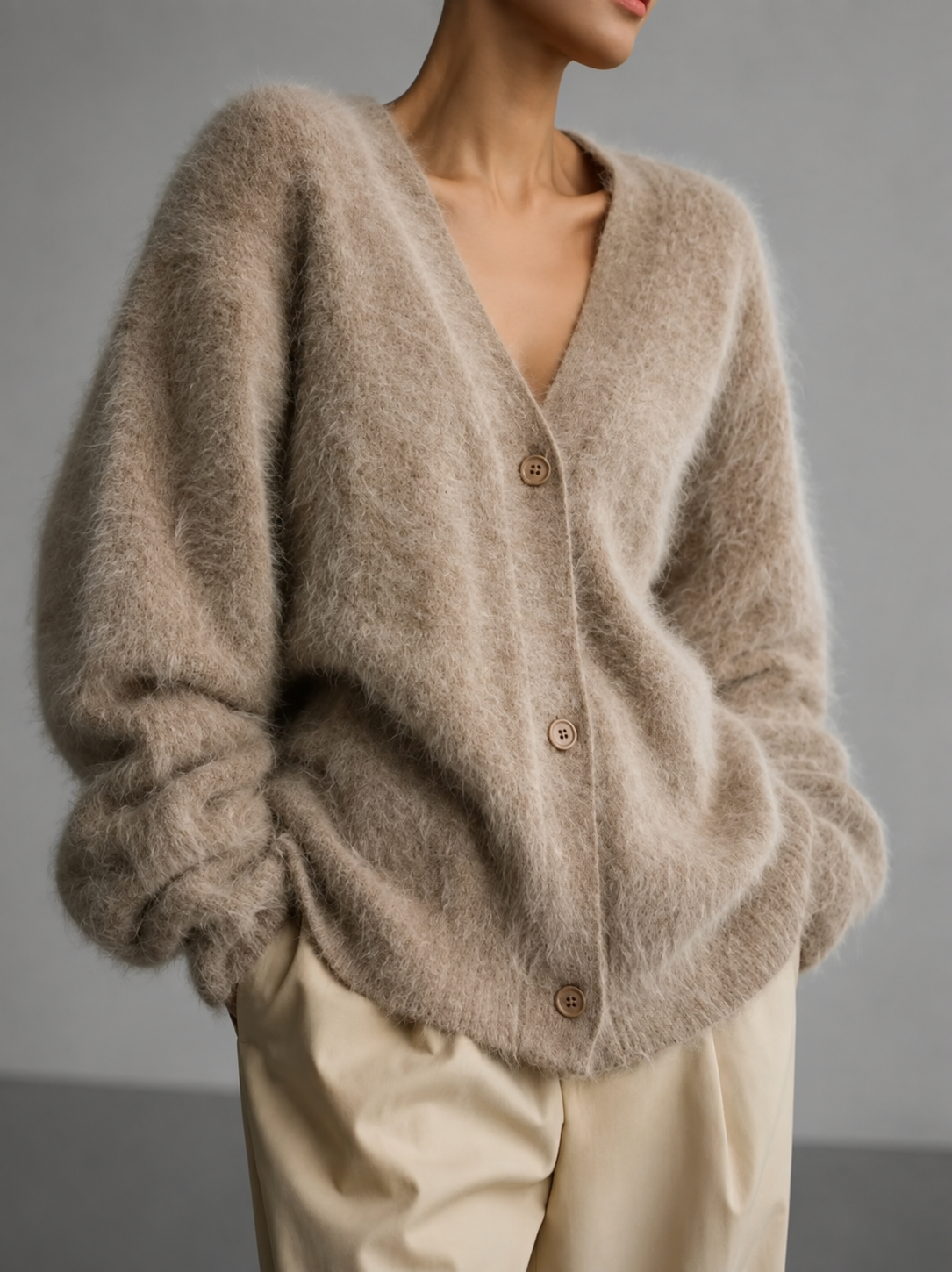 Janice | Women's Relaxed Button Cardigan