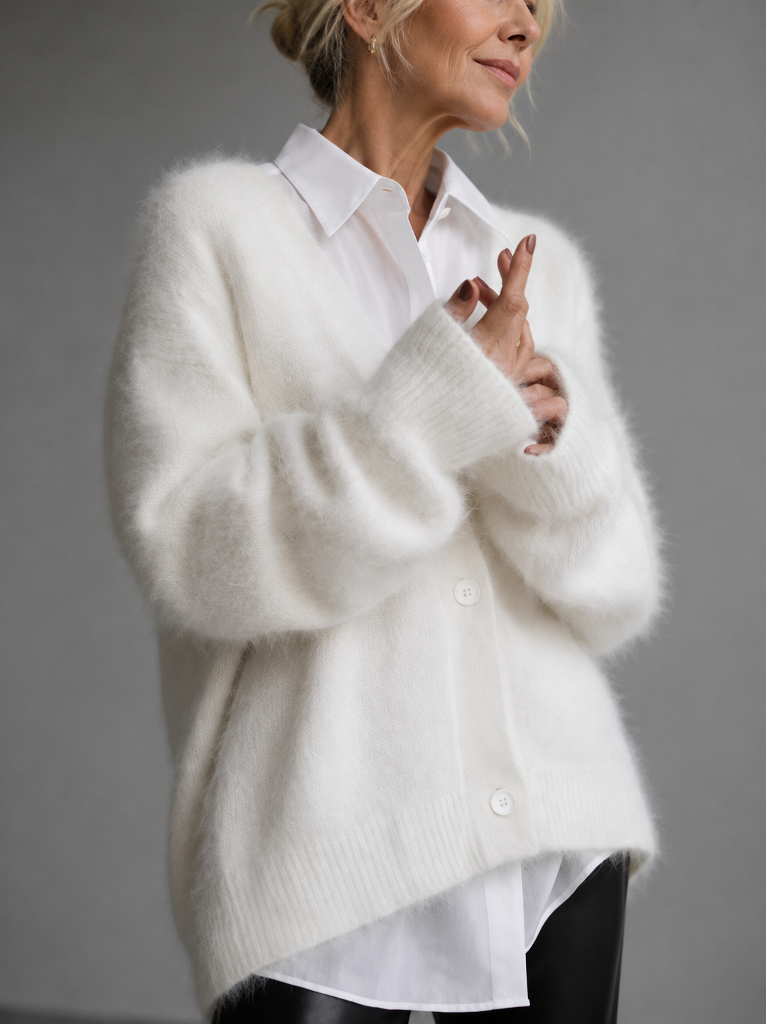Janice | Women's Relaxed Button Cardigan