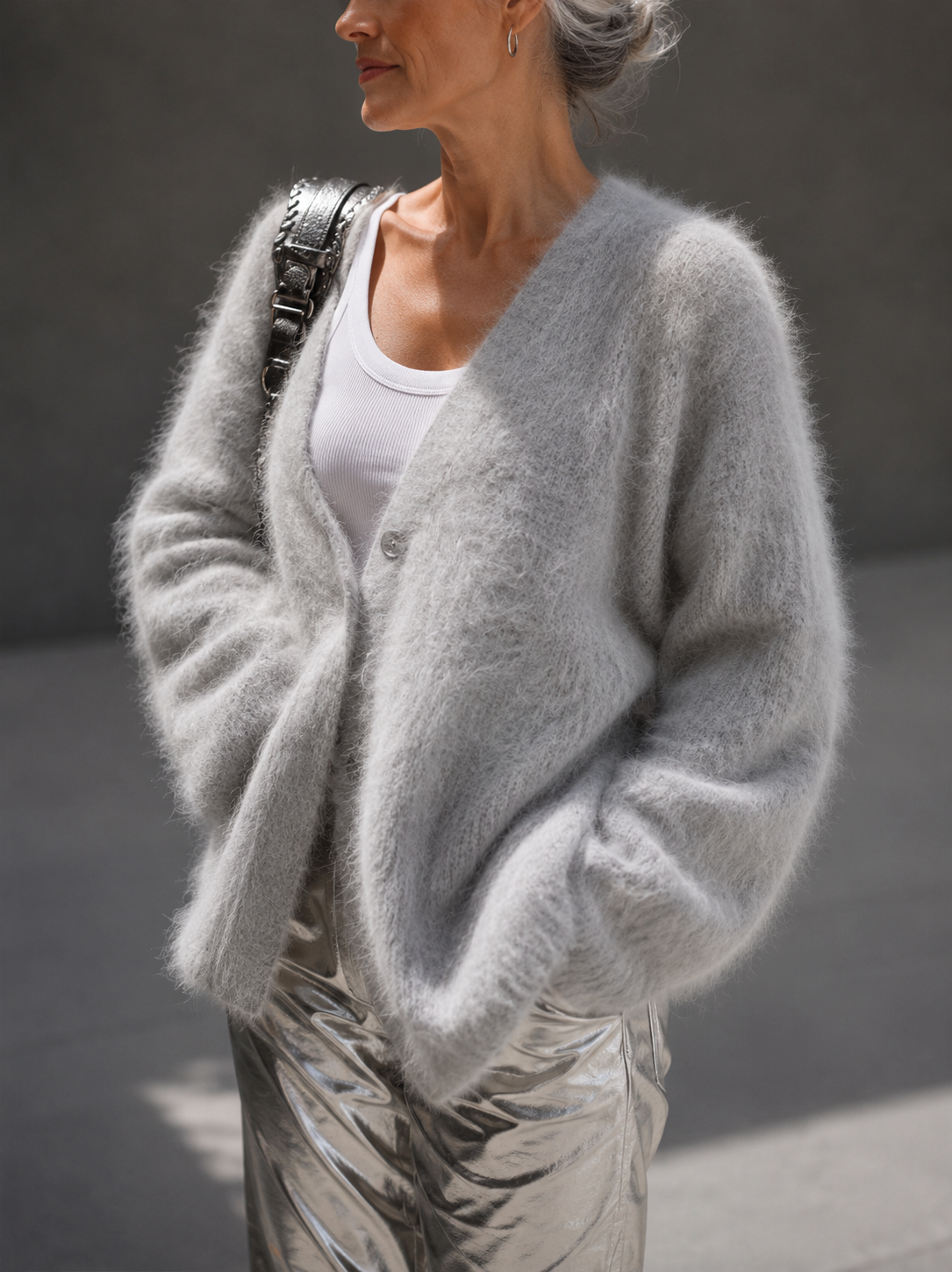 Janice | Women's Relaxed Button Cardigan