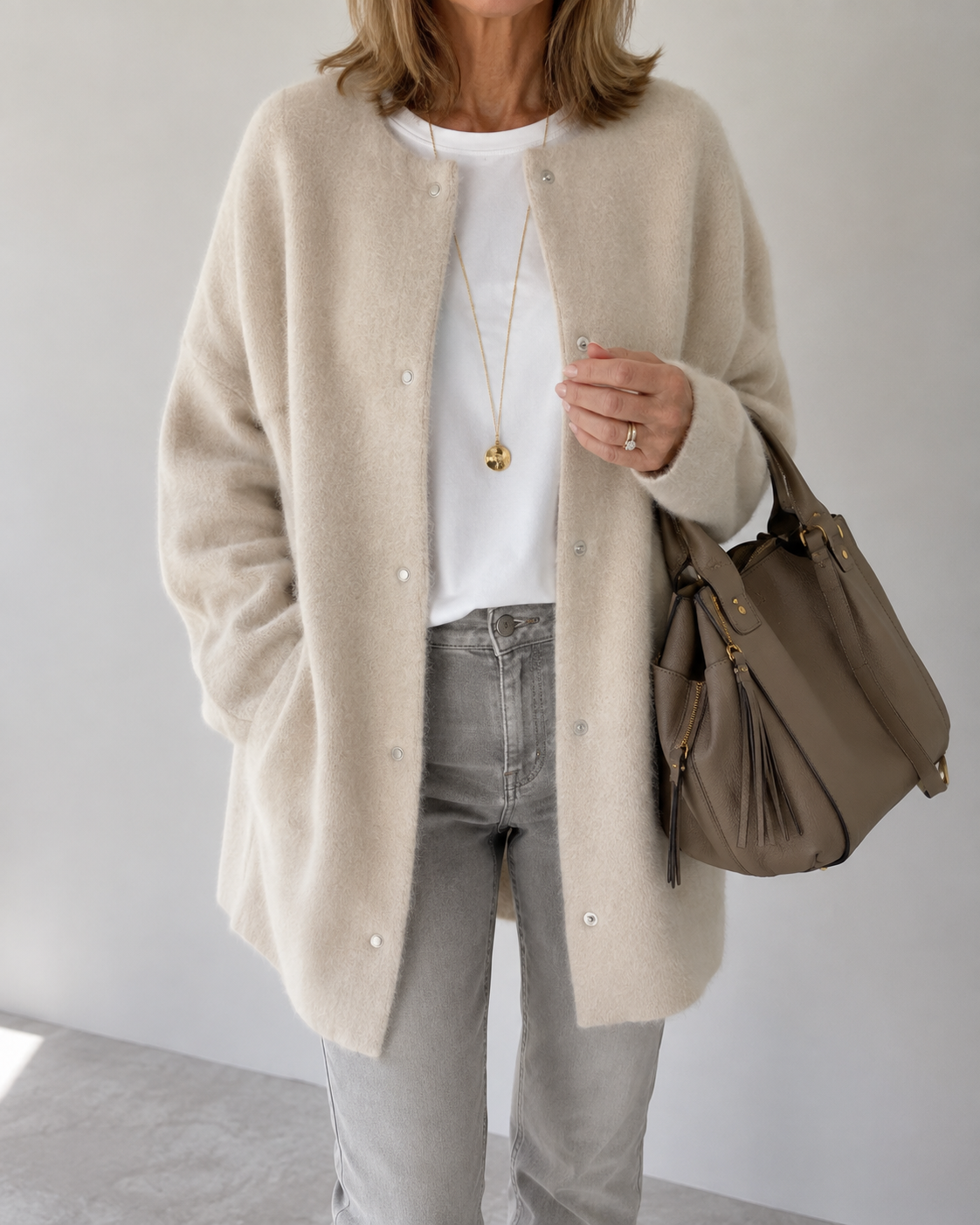 Lorraine | Women's Relaxed Button Cardigan