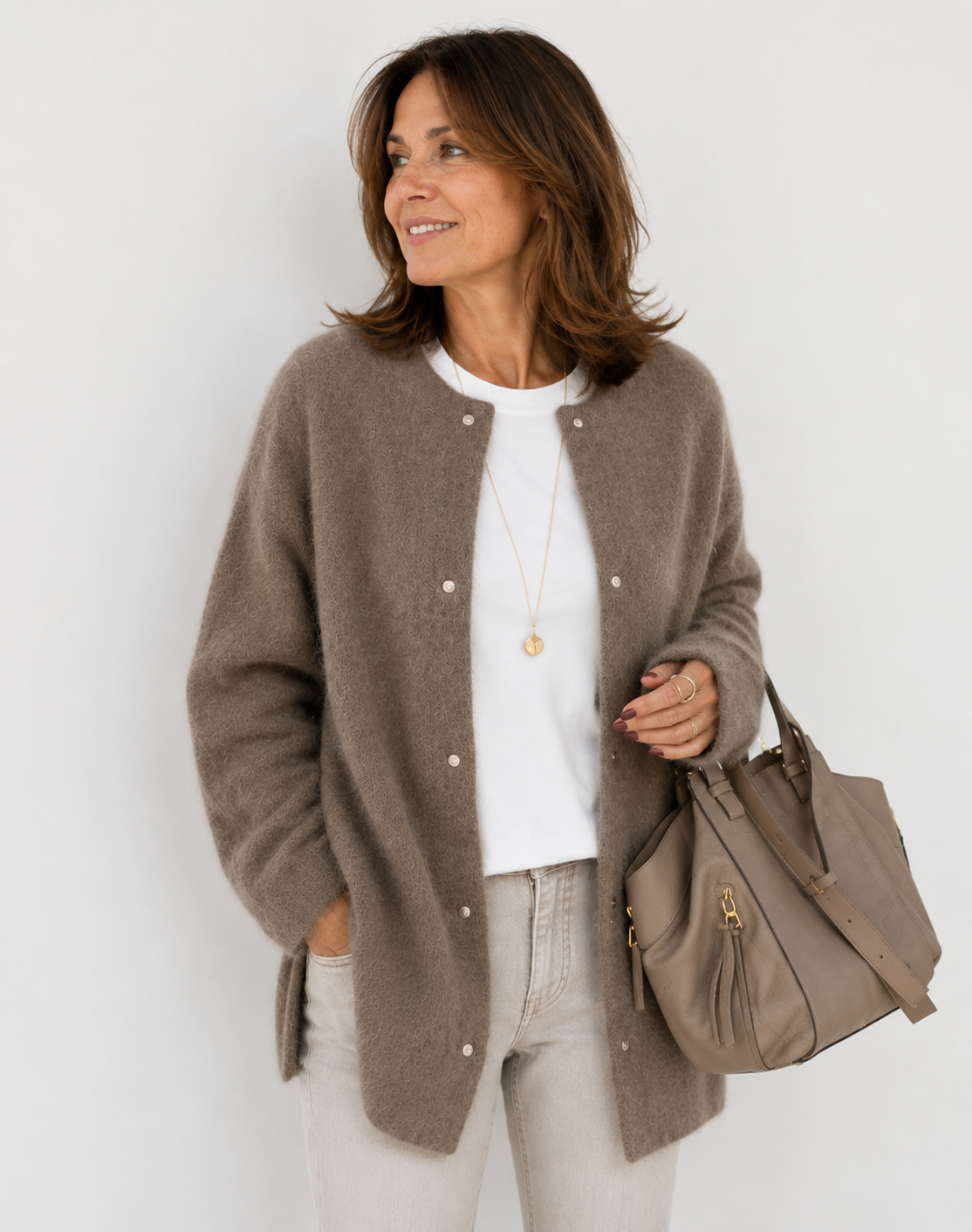 Lorraine | Women's Relaxed Button Cardigan