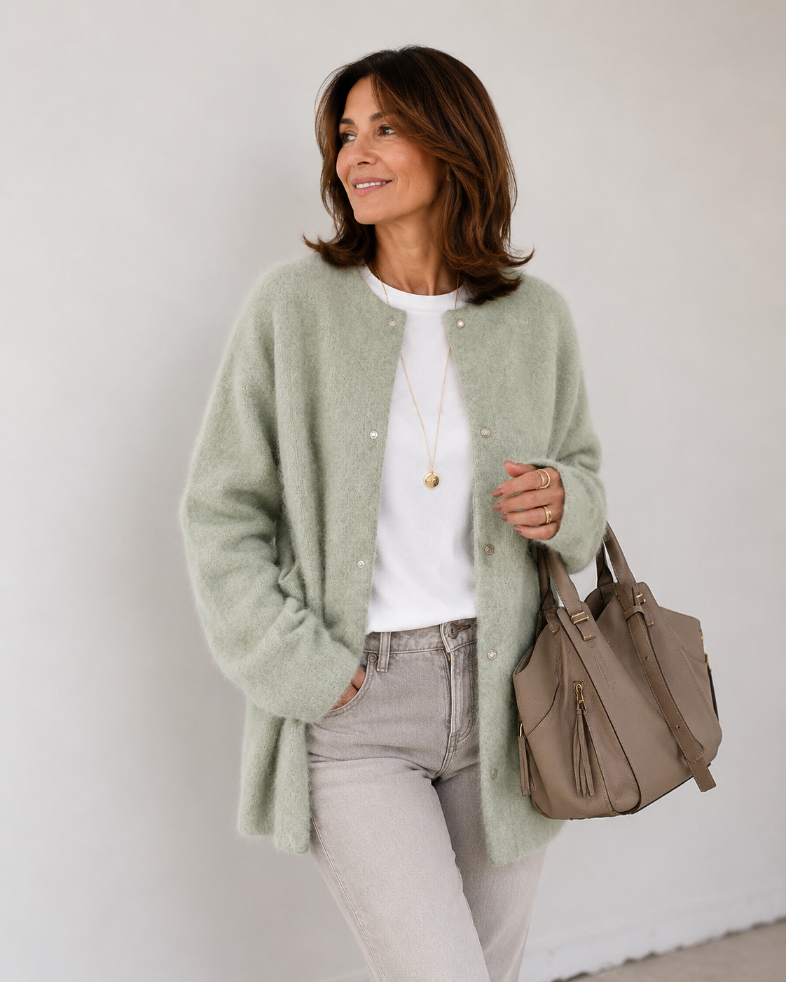 Lorraine | Women's Relaxed Button Cardigan