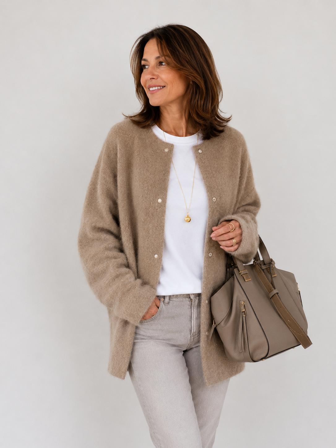 Lorraine | Women's Relaxed Button Cardigan