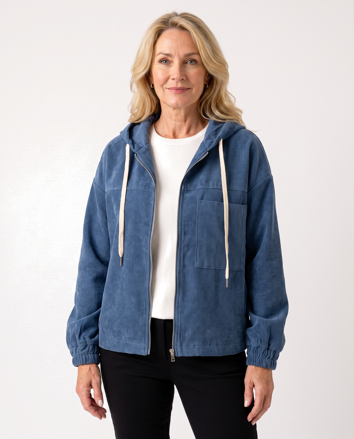 Natalie | Women's Hooded Corduroy Autumn Jacket
